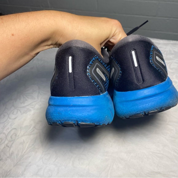 Brooks Ghost 14 Men’s 10.5 Medium D Regular Width Blue Black Preowned Shoes - Picture 8 of 12